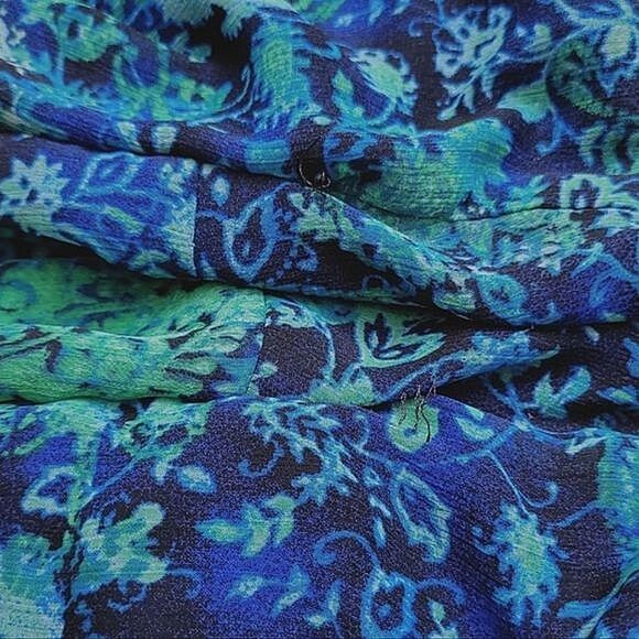 Vtg Coldwater Creek batik paisley floral maxi dress - Picture 15 of 16